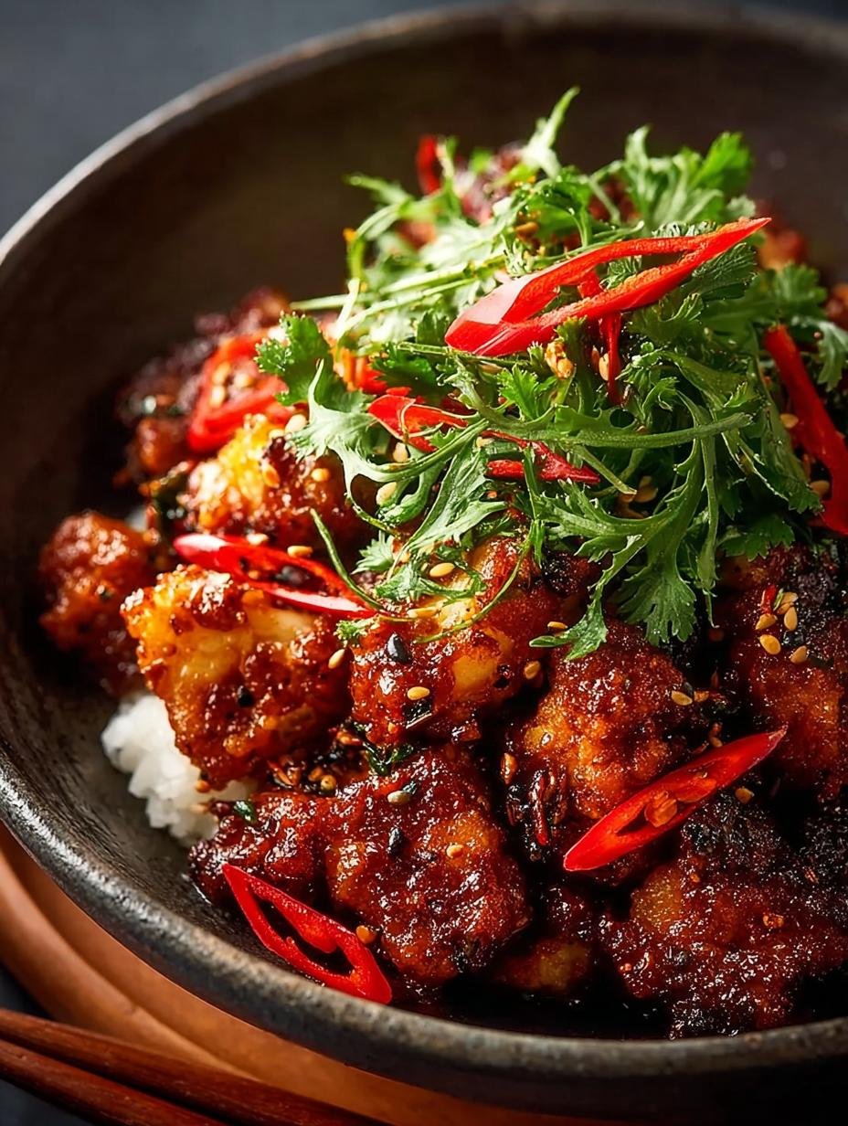 Crispy Air Fried Korean Chili Cauliflower Recipe - Air Fried Korean Chili - additional detail