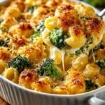 Baked Broccoli Mac Cheese