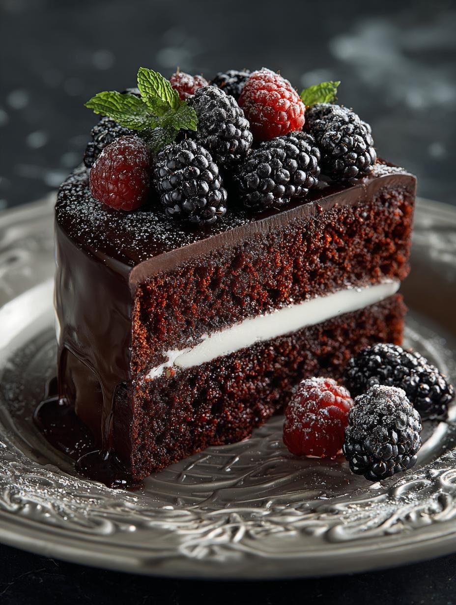 Indulge in the Best Black Velvet Cake Ever - Black Velvet Cake - additional detail