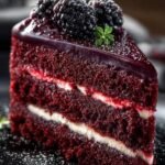 Blackberry Velvet Gothic Cake