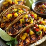 Blackened Chicken Tacos with