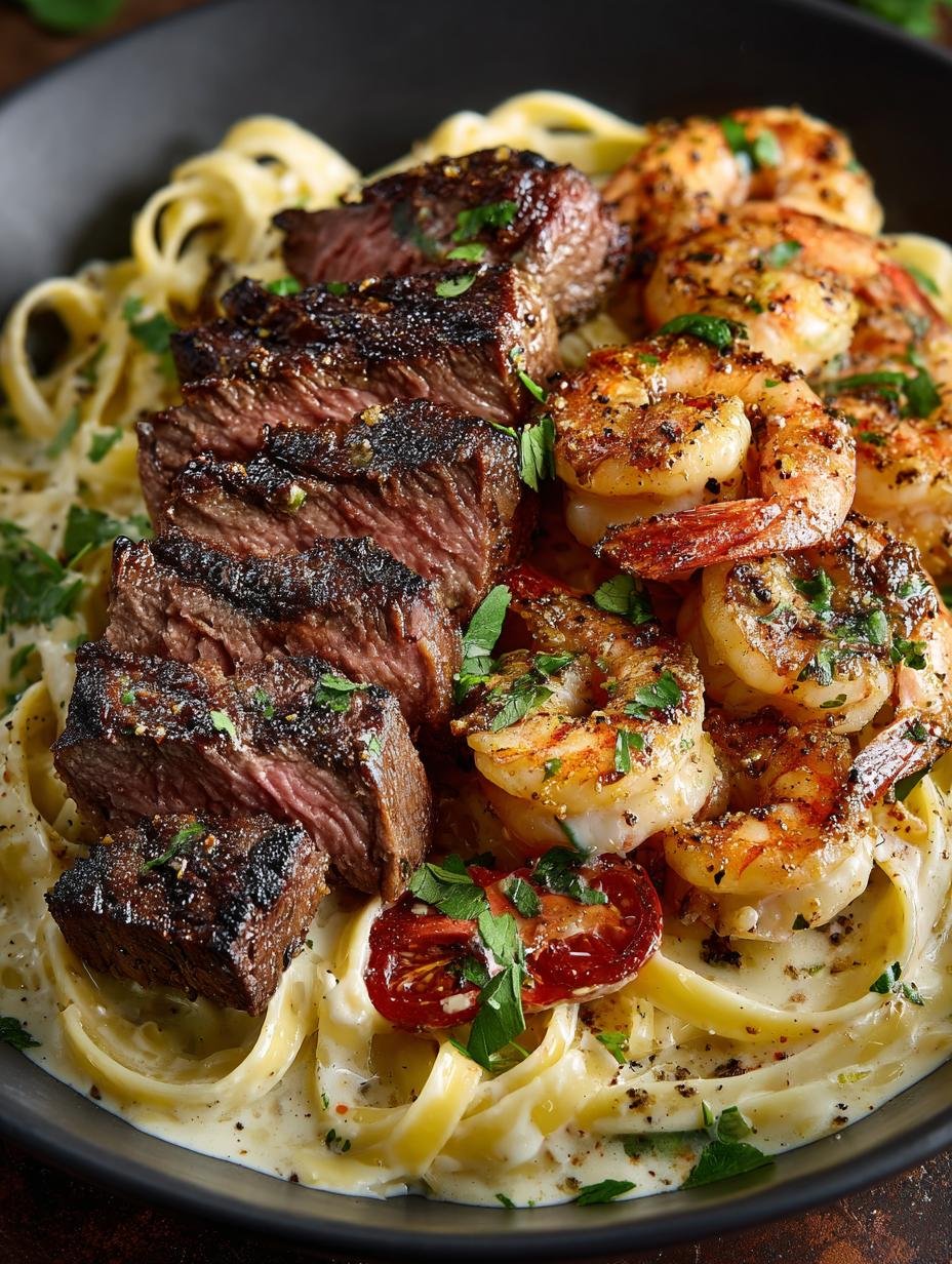 Blackened Steak Shrimp Alfredo: 7 Bold Flavors You’ll Love - Blackened Steak Shrimp Alfredo - additional detail