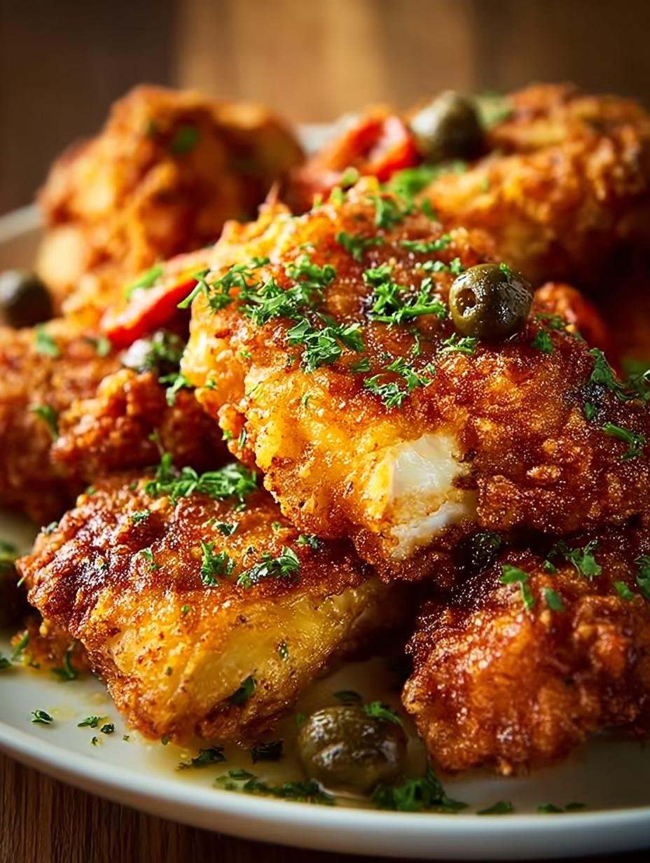 Buttery Garlic Fried Chicken