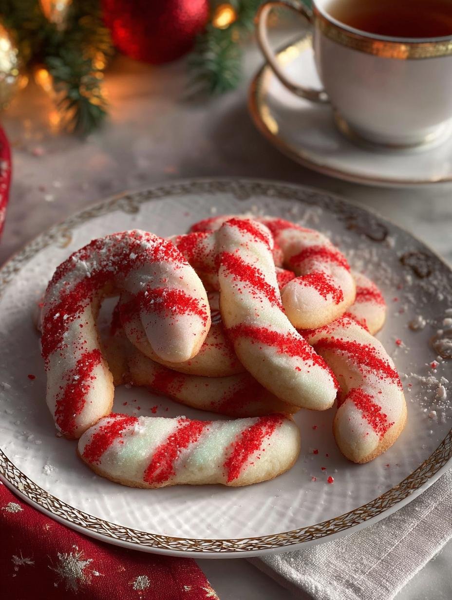 Delicious Candy Cane Cookies for Festive Celebrations