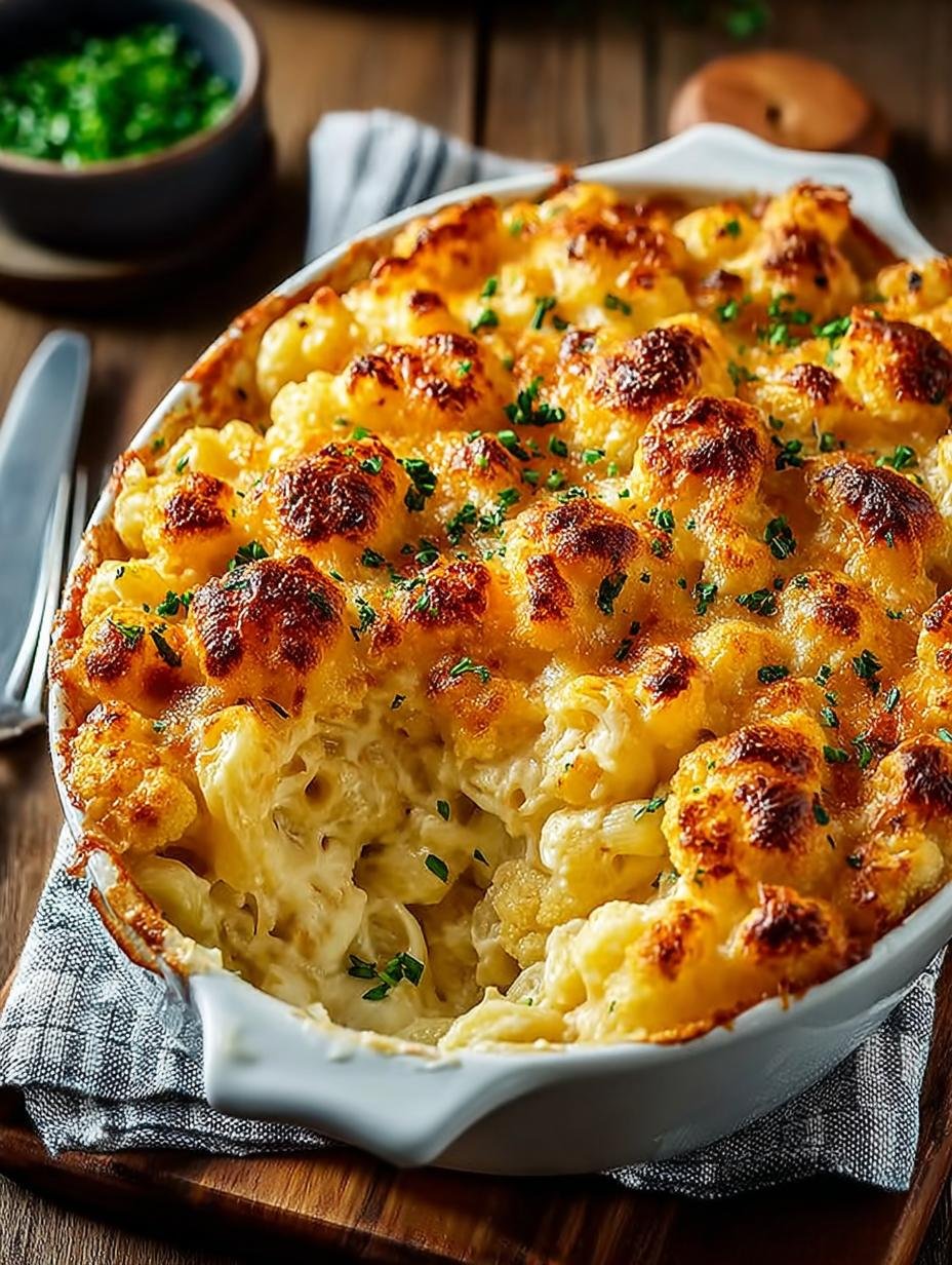 Cauliflower Mac Cheese: 10 Reasons to Love This Comfort Dish - Cauliflower Mac Cheese - additional detail