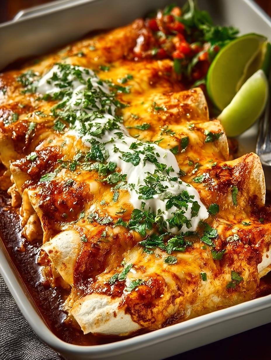 Ultimate Chicken Enchiladas to Delight Your Taste Buds - Chicken Enchiladas - main visual representation