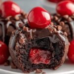 Chocolate Covered Cherry Brownie