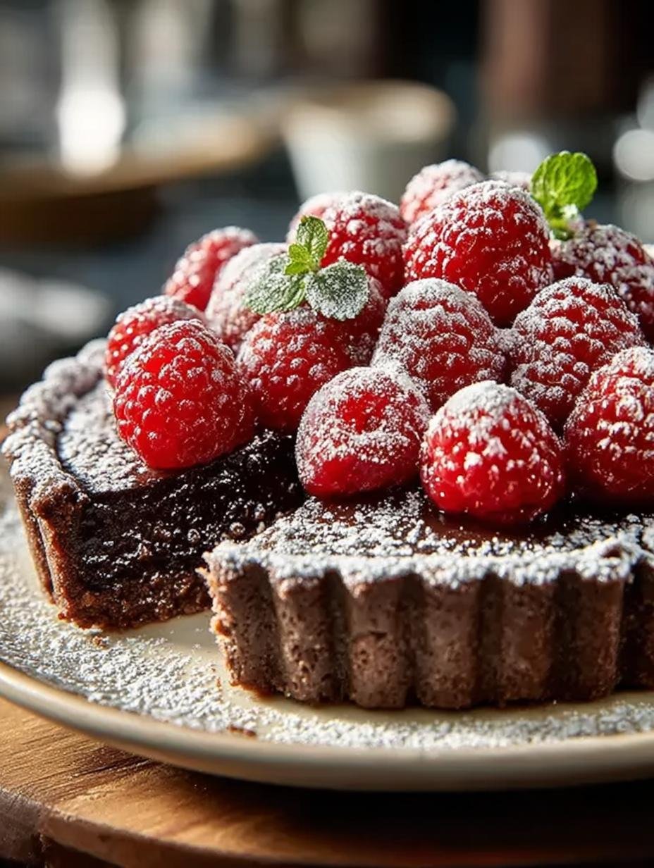 Indulge in 7 Easy Chocolate Raspberry Tart Recipes - Chocolate Raspberry Tart - main visual representation