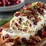 Cranberry Pecan Cheese Log