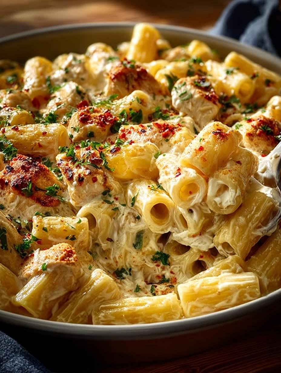 Creamy Chicken Alfredo Pasta: 7 Comforting Variations - Creamy Chicken Alfredo Pasta - additional detail