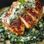 Creamy Spinach Garlic Chicken