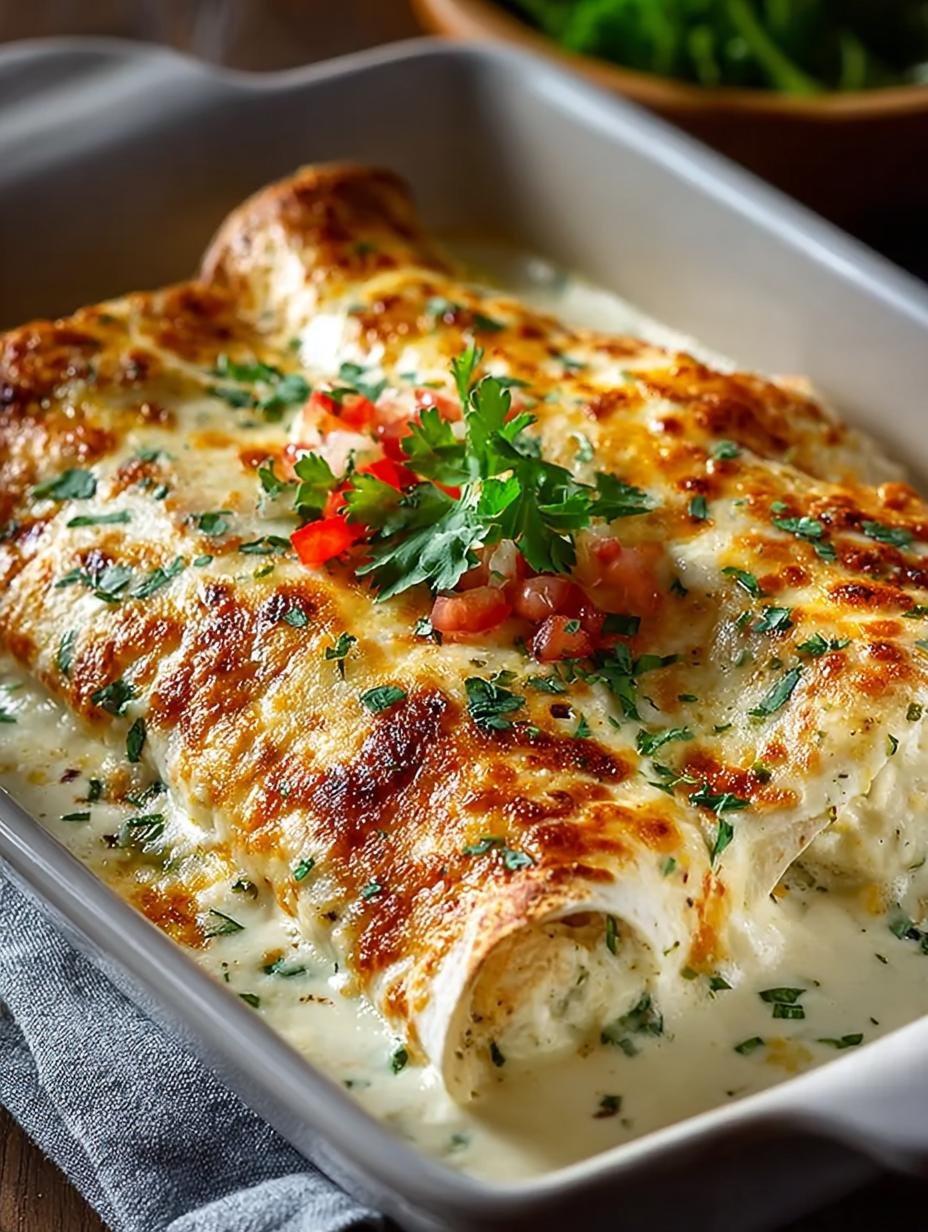 Creamy White Chicken Enchiladas: 5 Simple Steps to Comfort - Creamy White Chicken Enchiladas - main visual representation