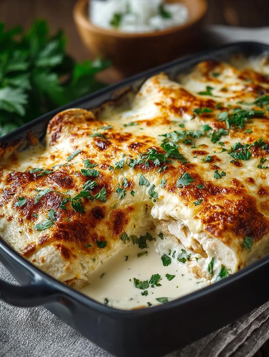 Creamy White Chicken Enchiladas: 5 Simple Steps to Comfort - Creamy White Chicken Enchiladas - additional detail