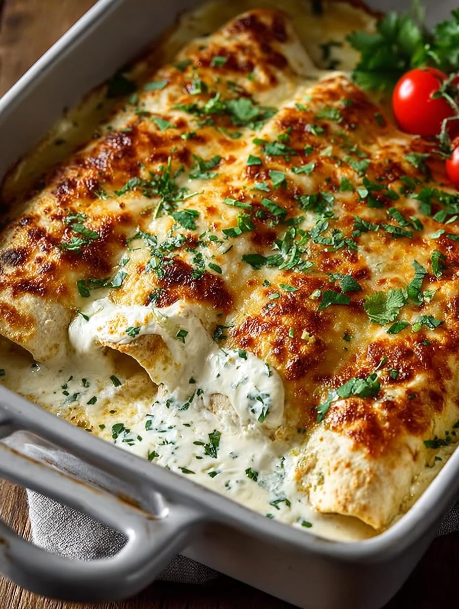 Creamy White Chicken Enchiladas: 5 Simple Steps to Comfort