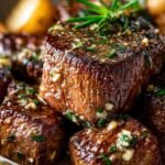 Crockpot Garlic Butter Steak