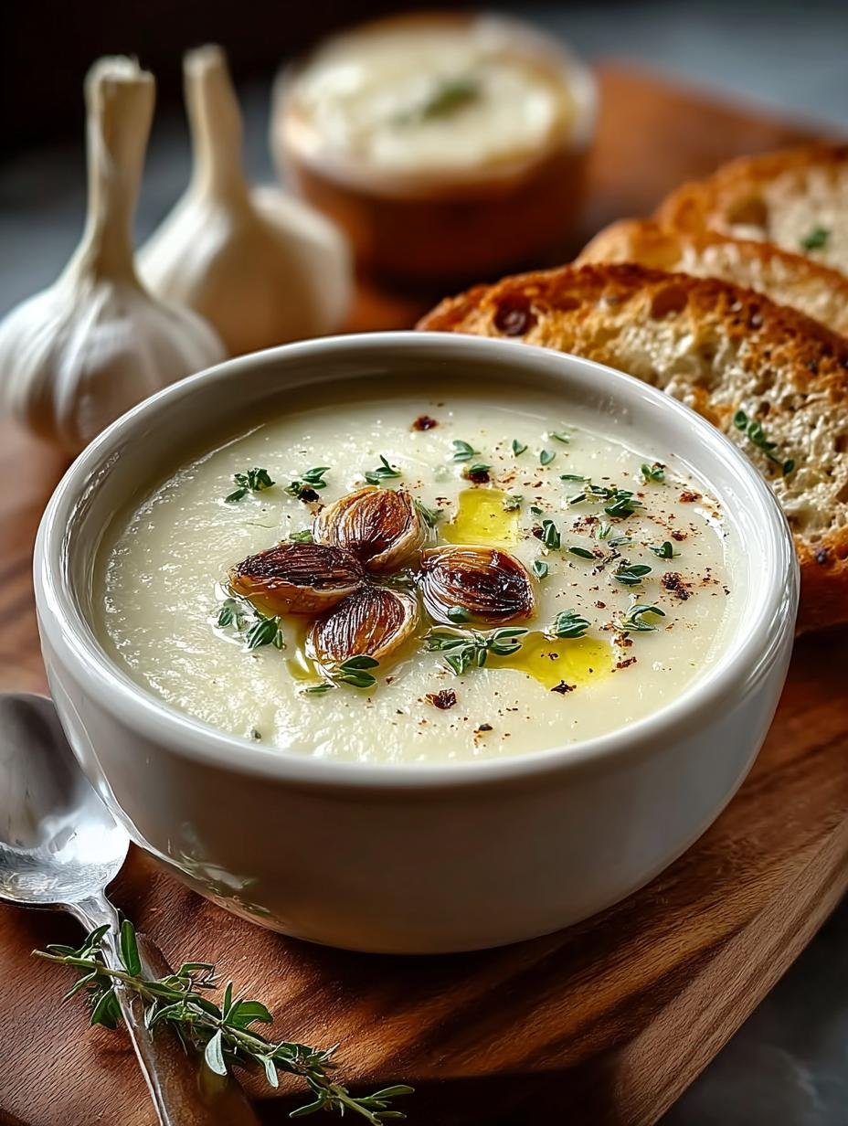 French Garlic Soup: 5 Reasons to Love This Comforting Dish - French Garlic Soup - additional detail