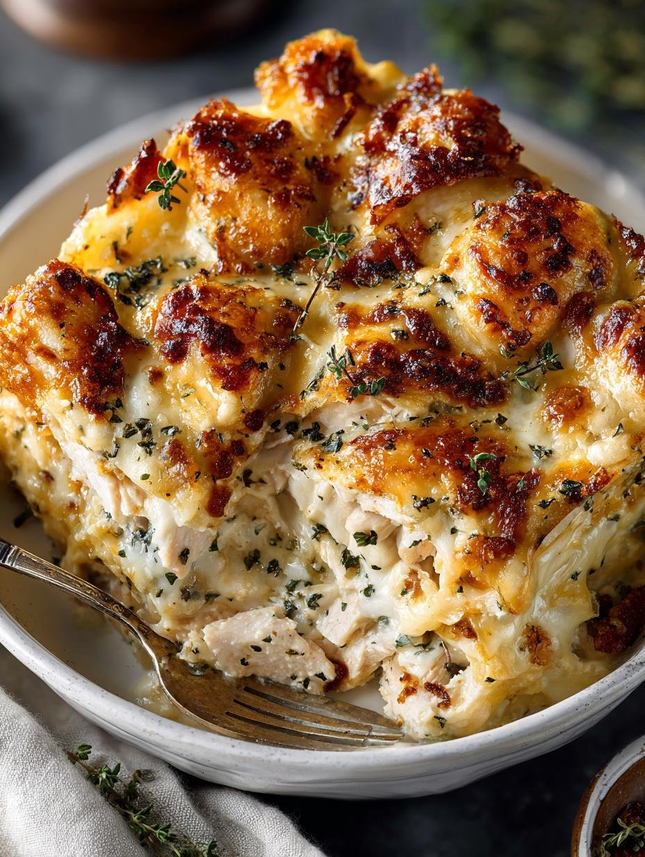 French Onion Chicken Lasagna: A Cozy Comfort Meal - French Onion Chicken Lasagna - additional detail