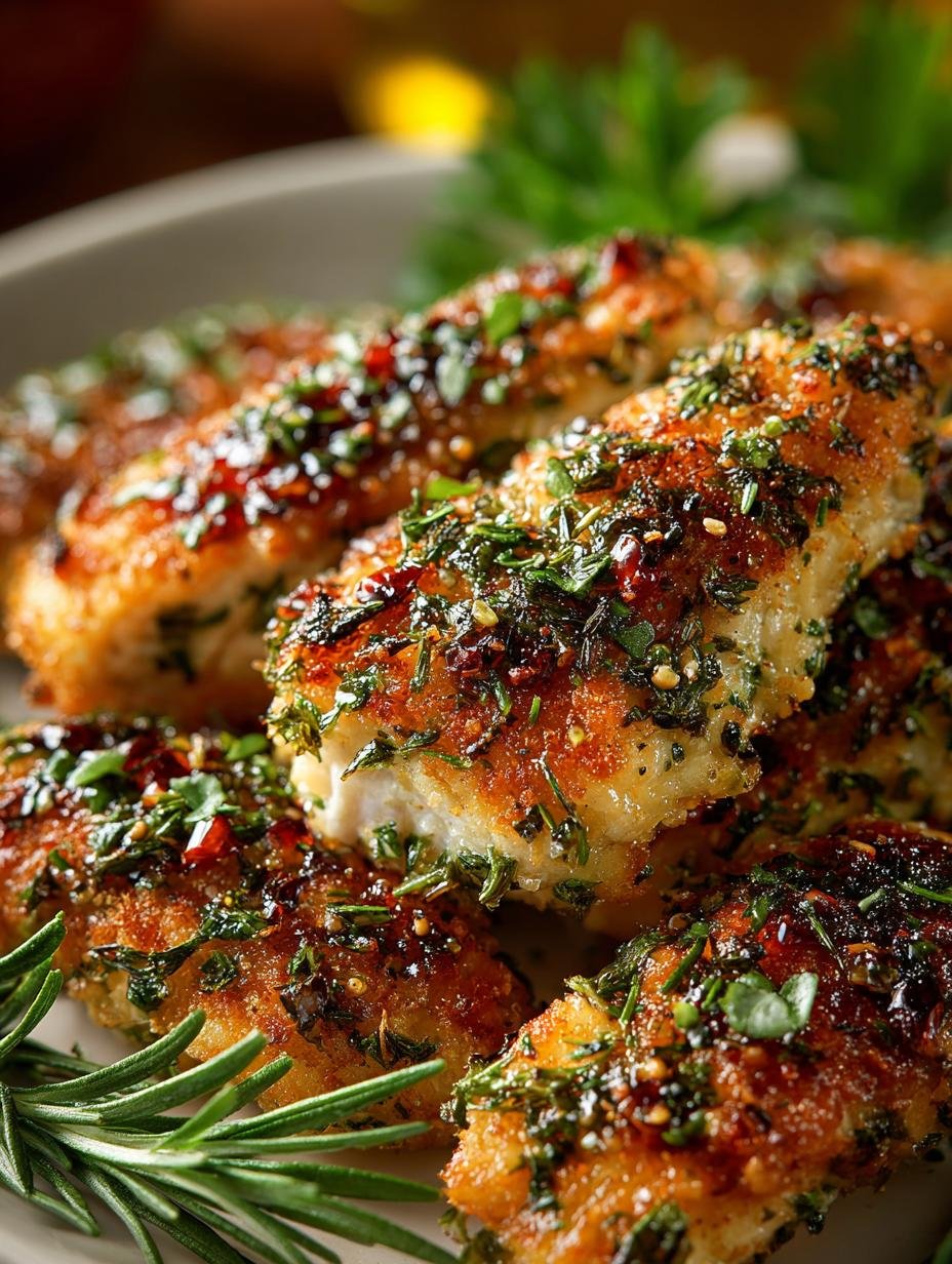 Garlic Herb Crispy Roasted Chicken Thighs for Dinner
