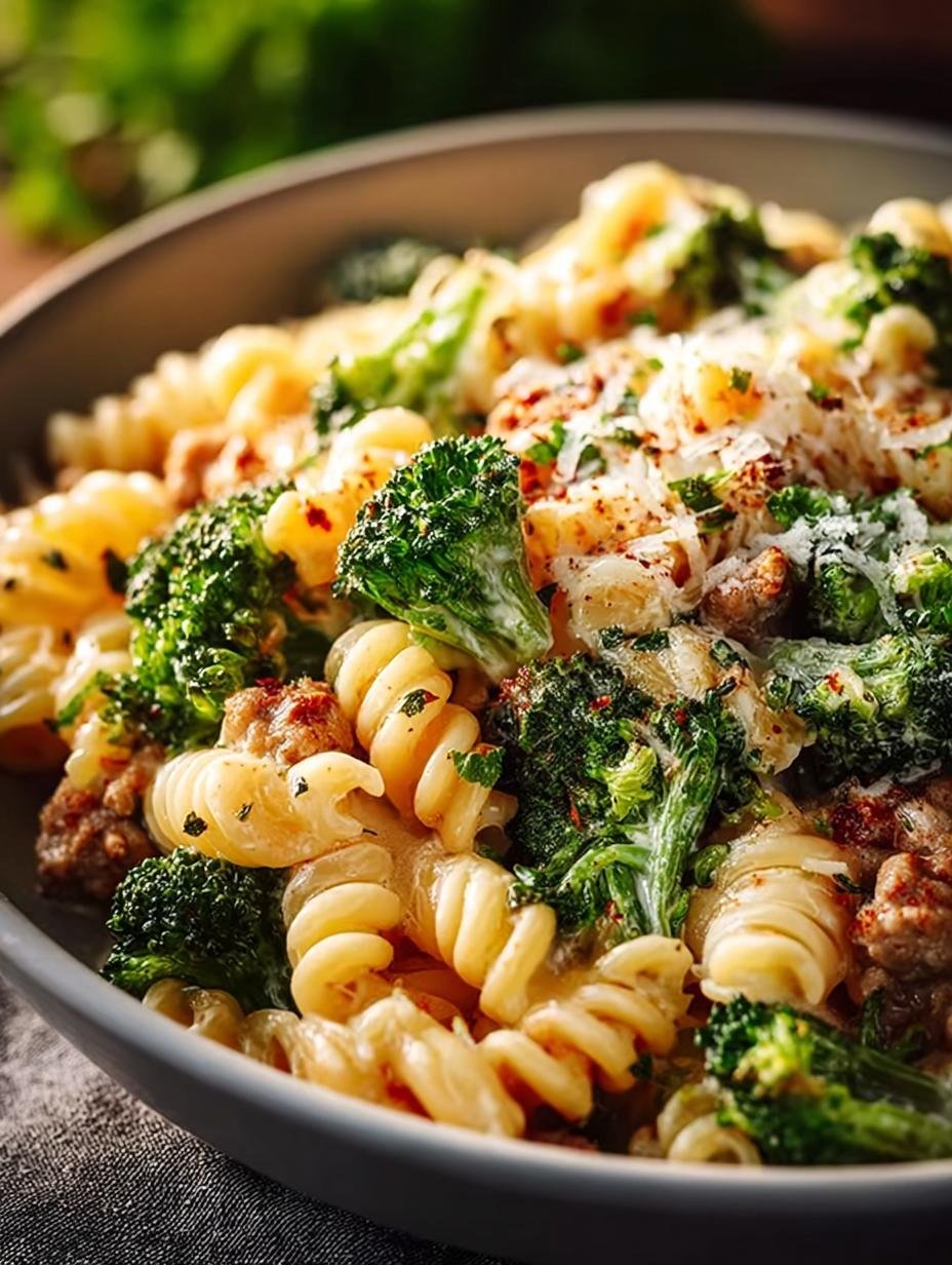 Delicious Ground Turkey Broccoli Pasta in 25 Minutes - Ground Turkey Broccoli Pasta - additional detail