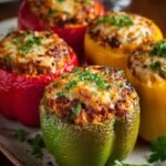 Ground Turkey Stuffed Peppers
