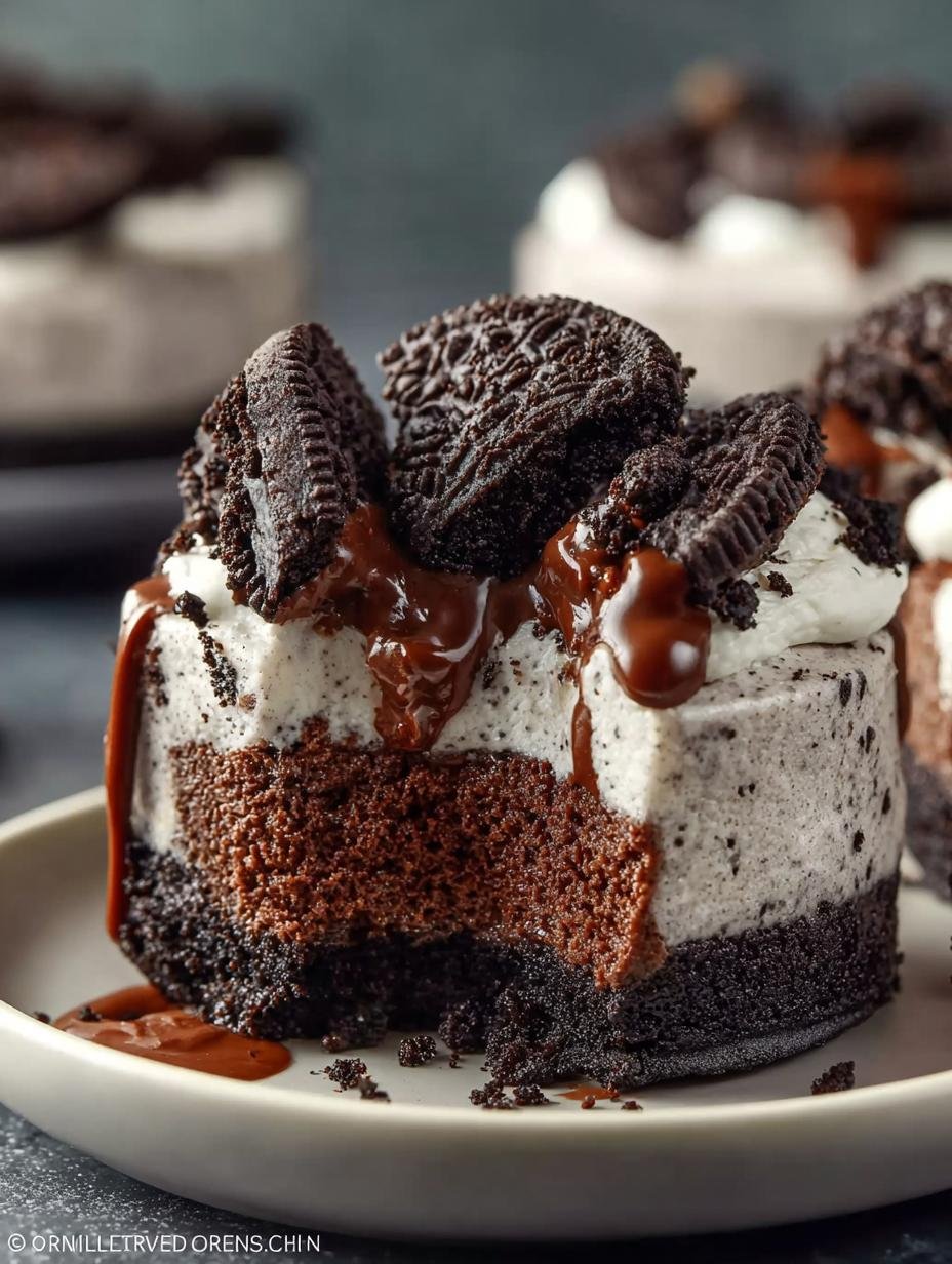 Healthy Bake Oreo Cheesecake: 12 Guilt-Free Bites - Healthy Bake Oreo Cheesecake - main visual representation