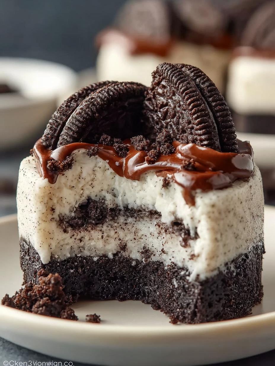 Healthy Bake Oreo Cheesecake: 12 Guilt-Free Bites - Healthy Bake Oreo Cheesecake - additional detail