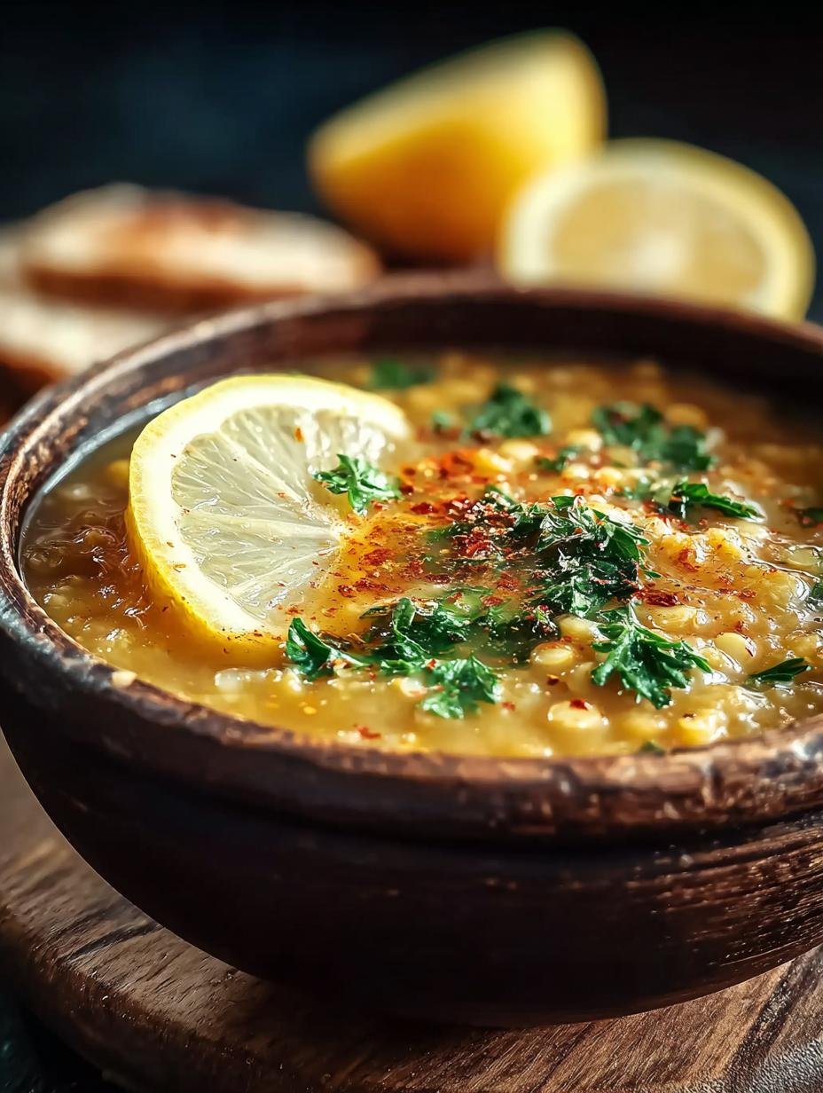 Lebanese Lemon Lentil Soup: 10 Comforting Steps - Lebanese Lemon Lentil Soup - additional detail