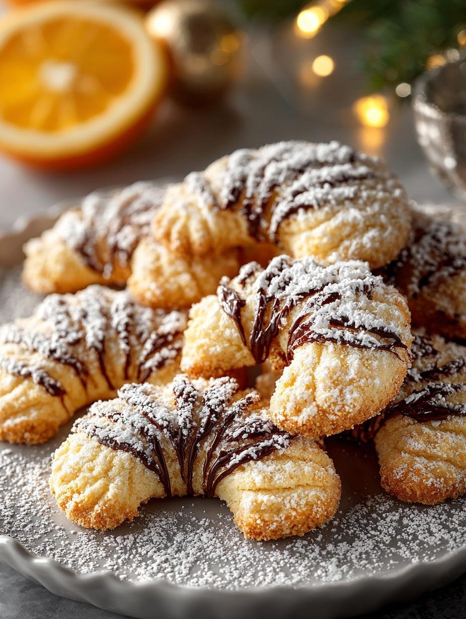 Moms Christmas Crescent Cookies: 24 Festive Delights - Moms Christmas Crescent Cookies - main visual representation