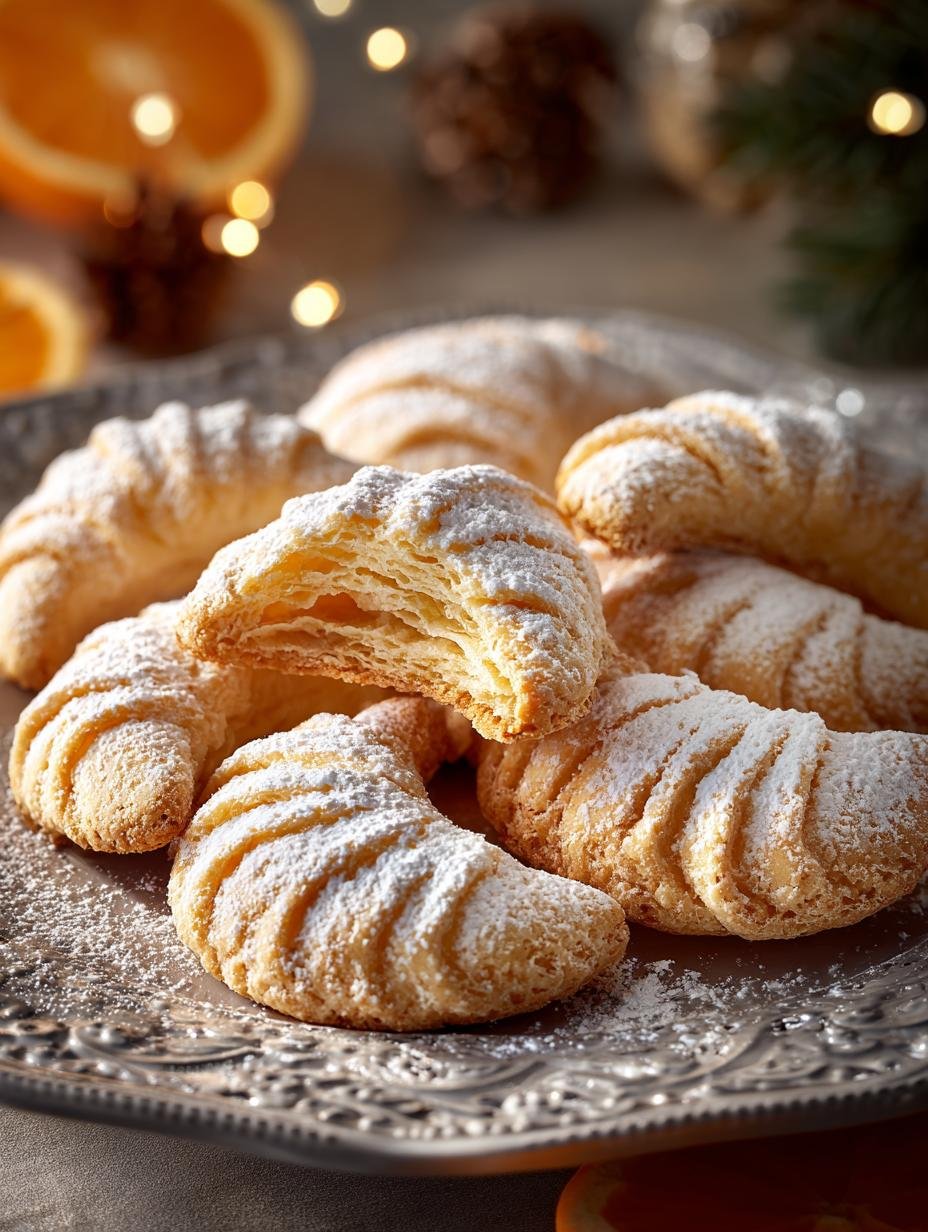 Moms Christmas Crescent Cookies: 24 Festive Delights - Moms Christmas Crescent Cookies - additional detail