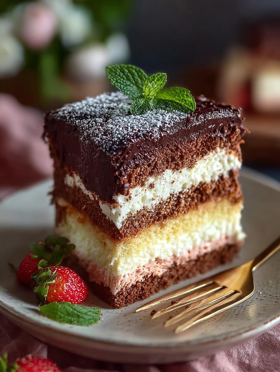 Neapolitan Cake: 3 Delicious Layers to Savor - Neapolitan Cake - additional detail