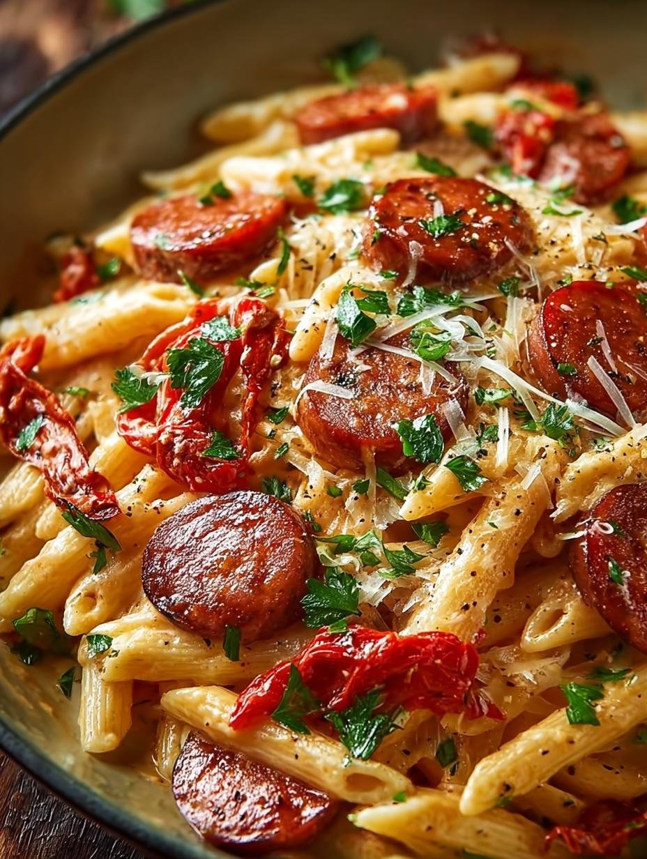 One Pot Kielbasa Pasta: A Comforting Delight - One Pot Kielbasa Pasta - main visual representation
