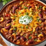 One Pot Mac Chili