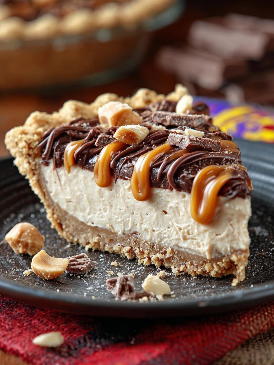 Peanut Butter Whatchamacallit Pie: 6 Irresistible Layers