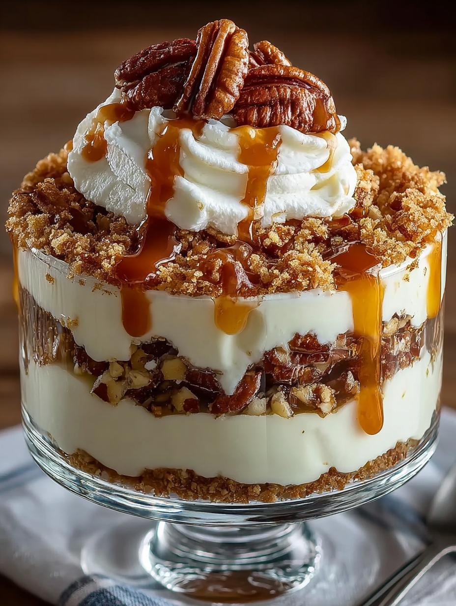 Pecan Pie Cheesecake Trifle: 5 Luscious Layers to Savor - Pecan Pie Cheesecake Trifle - main visual representation