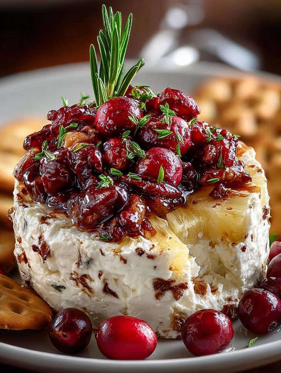 Pineapple Cranberry Cream Cheese Delightful Dessert Dip - Pineapple Cranberry Cream Cheese - main visual representation