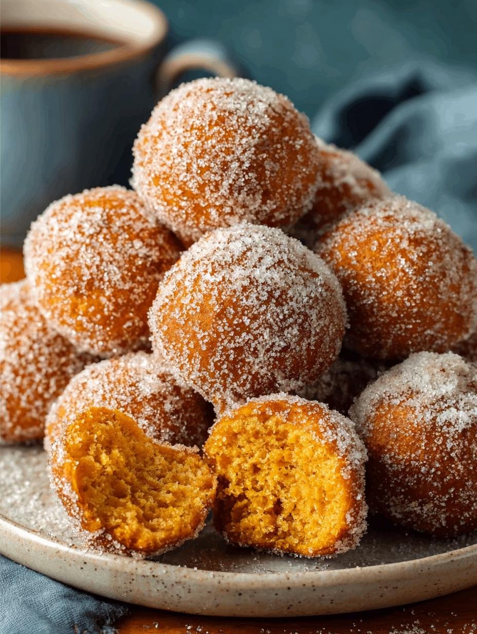 Delicious Pumpkin Donut Holes Tasty for Fall Enjoyment - Pumpkin Donut Holes Tasty - additional detail