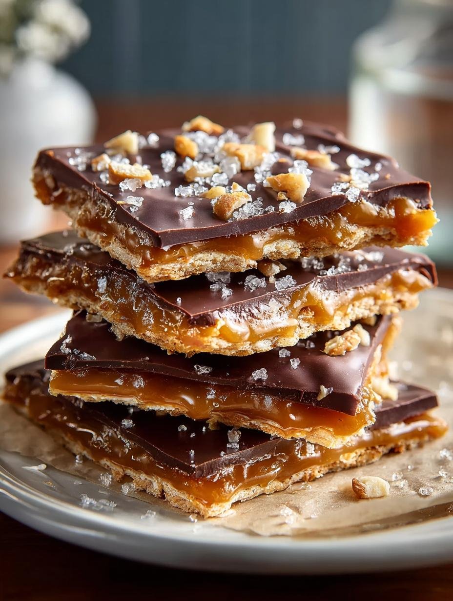 Delicious Ritz Cracker Toffee: 10-Minute Recipe - Ritz Cracker Toffee - main visual representation