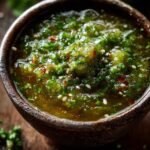 Roasted Tomatillo Salsa Salsa