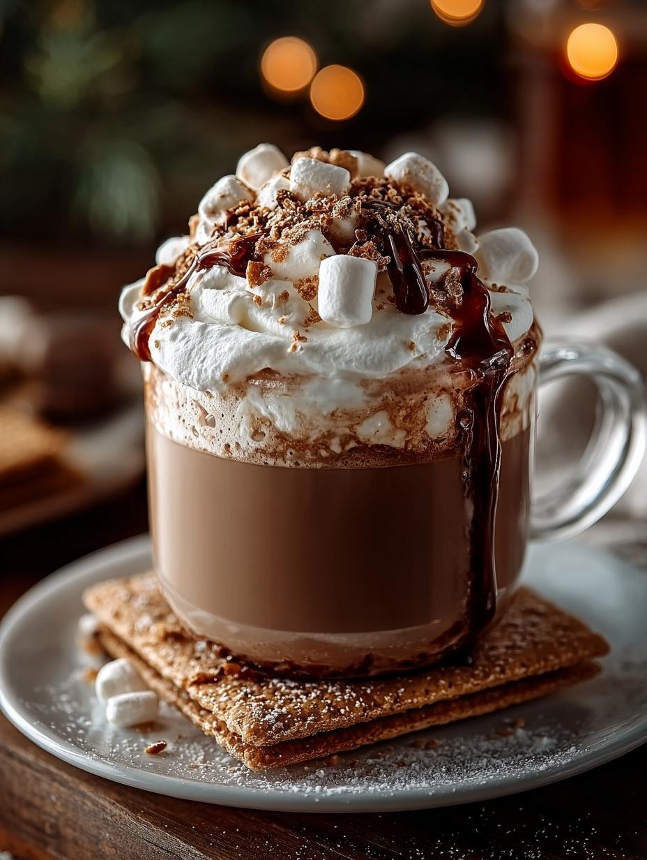 Delicious Smores Whipped Hot Cocoa Recipe for Winter Nights - Smores Whipped Hot Cocoa - additional detail