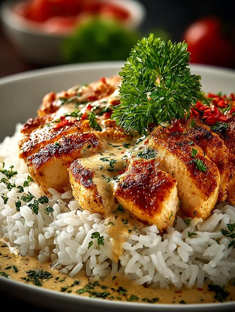 Smothered Chicken Rice: A Comforting Family Favorite - Smothered Chicken Rice - additional detail