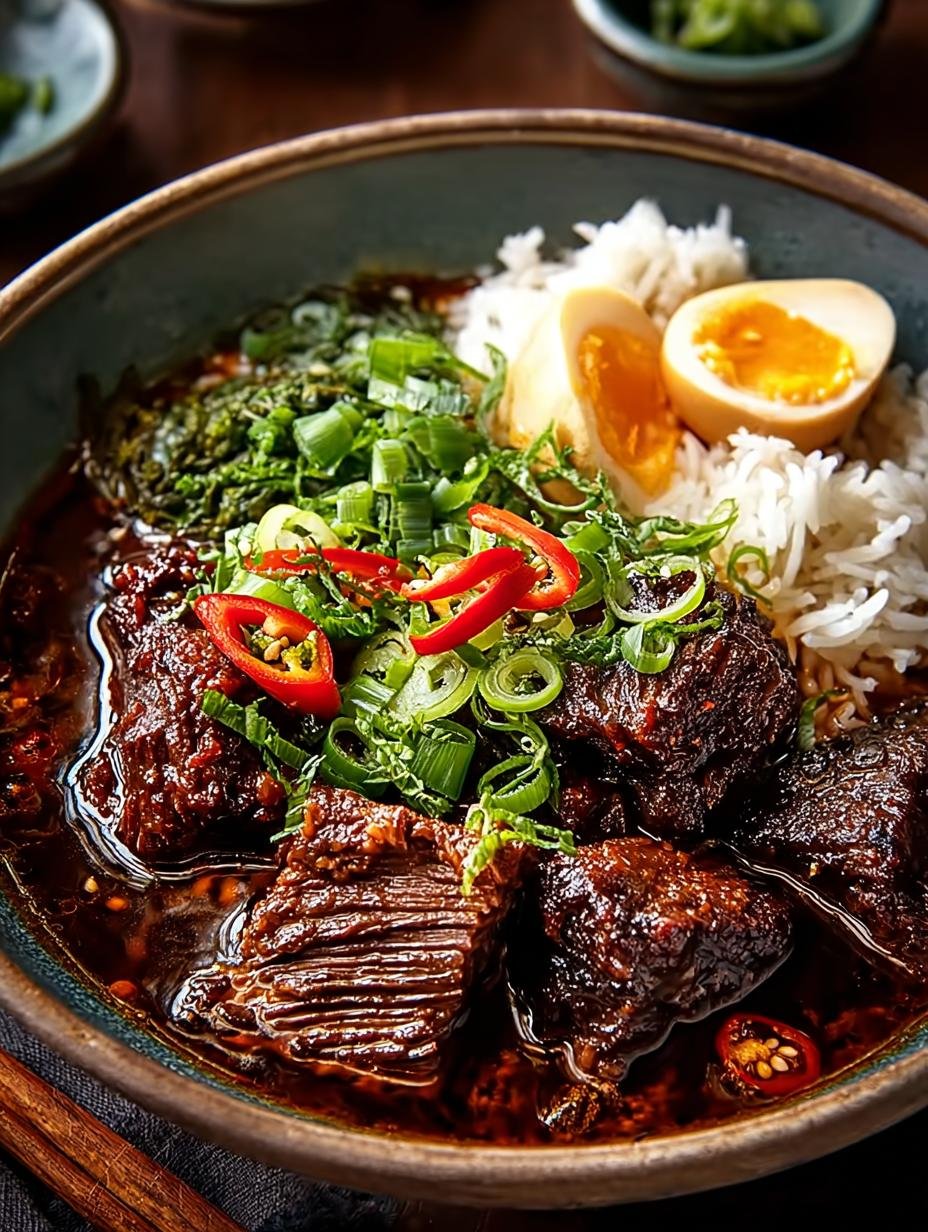 Spicy Miso Braised Beef: 10 Steps to Comforting Perfection - Spicy Miso Braised Beef - main visual representation