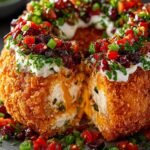 Taco Cheese Ball Wreath