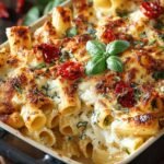 Three Cheese Baked Rigatoni