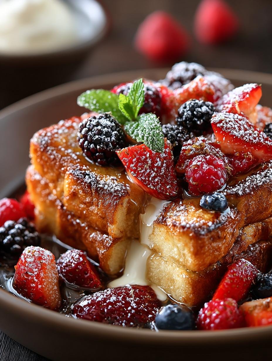 Triple Berry French Toast: A Decadent Delight for Breakfast