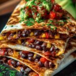 Vegan Quesadillas Black Beans
