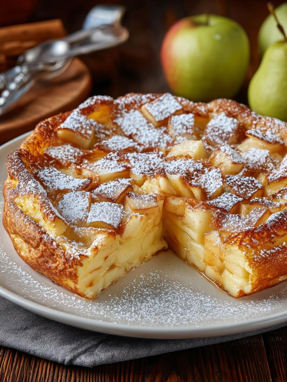 Delicious Apple Cinnamon German Pancake Recipe - Apple Cinnamon German Pancake - additional detail