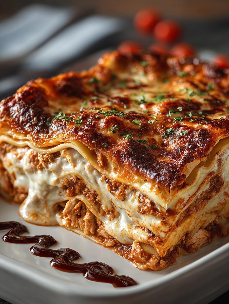 Barbecue Chicken Lasagna