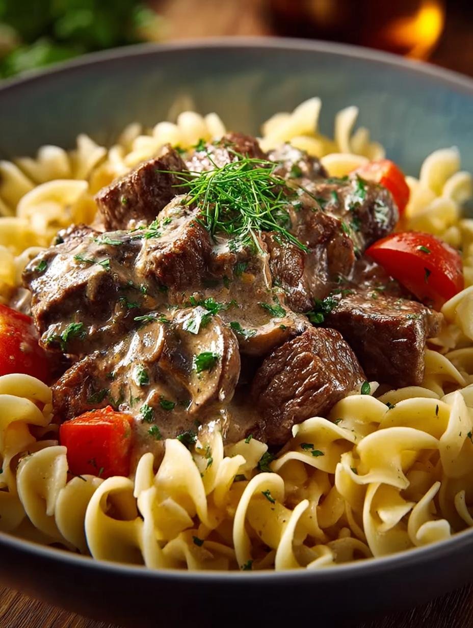 Beef Stroganoff: 7 Tips for the Creamiest Comfort Dish - Beef Stroganoff - additional detail