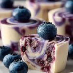 Blueberry Swirl Yogurt Bites