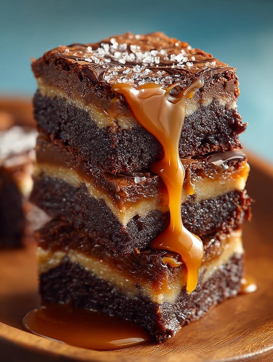 Delicious Caramel Swirl Brownies Recipe for Sharing - Caramel Swirl Brownies - main visual representation